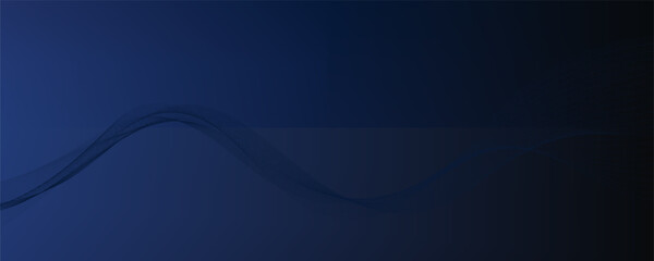 Abstract vector background with blue wavy lines. Blue wave background. Blue lines vector illustration. Curved wave. Abstract wave element for design.
