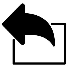 reply arrow icon
