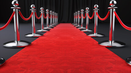 red carpet and rope