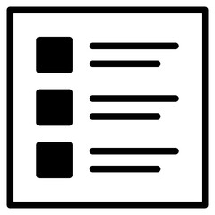 list icon