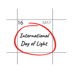 International day of light, may 16.