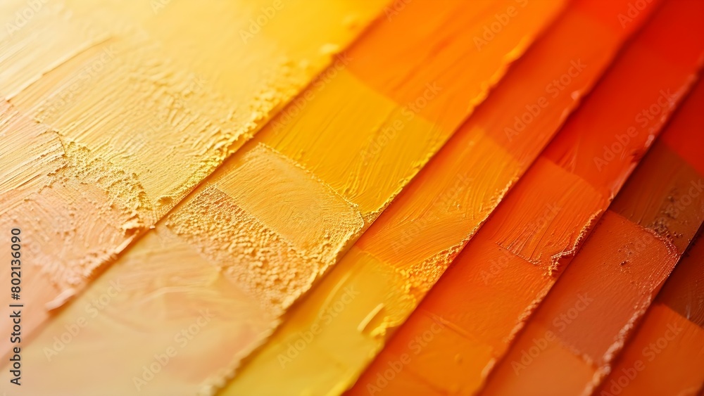 Poster creating a gradient effect with a warm color palette for web and package design. concept web design,