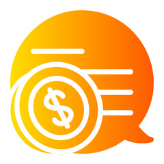 chat gradient icon