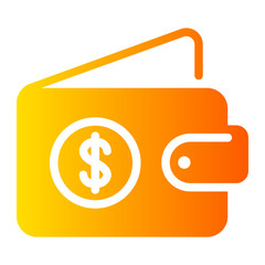 wallet gradient icon