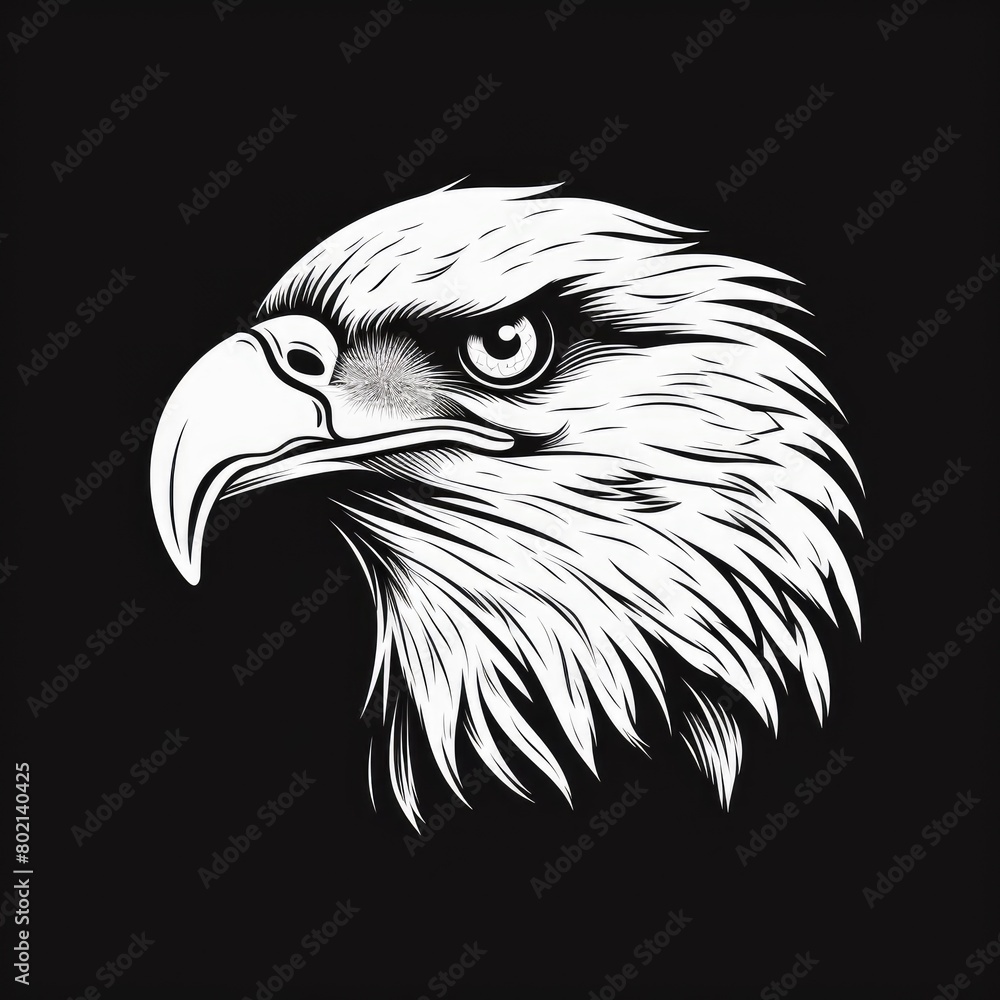 Poster american bald eagle