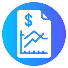 chart gradient icon