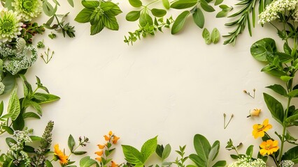 Naklejka premium Botanical Horizontal Banners for Wedding Business or Web Design Featuring Herbal Elements. Concept Wedding business, Web design, Botanical horizontal banners, Herbal elements, Floral graphics