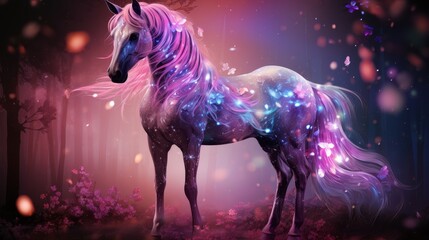Create a mystical creature with the ability to grant wishes to those who are pure of heart