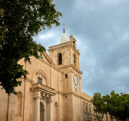 St John's Co-Cathedral (Kon-Katidral ta' San Ġwann), built in the 16th century and dedicated to Saint John the Baptist.. Valletta (Il-Belt), Malta