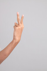 Fototapeta premium Hand Counting number