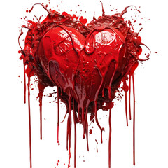 Love Lies Bleedin isolated on a transparent background