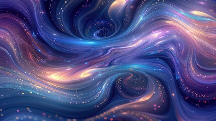 swirl abstract fractal background with space
