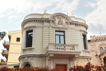 Palace of Justice in Old Town of Monaco