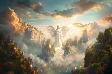 Paradise in Heaven: a unique concept central to religious teachings that depicts Kingdom of Heaven as a realm of eternal life and divine presence, bridging mortal existence and transcendent reality