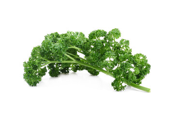 parsley isolated on white background