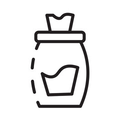 Bottle Drink Wine Line Icon
