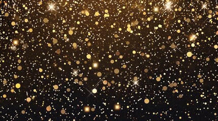 Stylish gold glitter pattern background, perfect for adding glamour to invitations or social media posts.