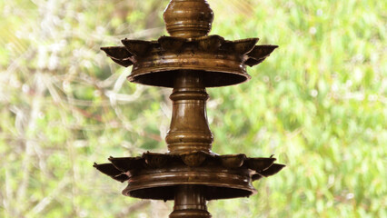 Obraz premium Traditional Indian antique oil lamps