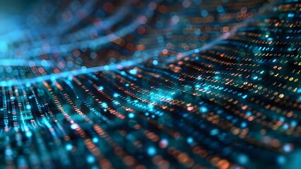 Enhancing Artificial Intelligence Technology with Depth of Field Effect. Concept Artificial Intelligence, Depth of Field Effect, Technology Enhancement