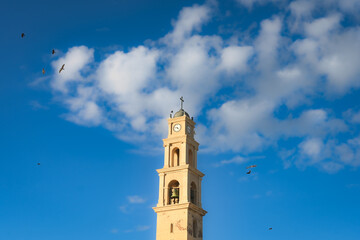 Fototapeta na wymiar St. Peter's church, old Jaffa, Tel Aviv, Israel