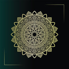 Creative luxury ornamental mandala pattern art design vector