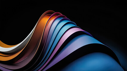 Beyond the Surface: Engaging Abstract 3D Design Backgrounds Explored