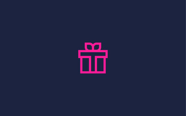 letter t with gift logo icon design vector design template inspiration