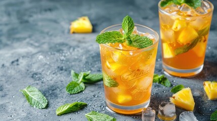 Honey Pineapple Mint Spritzer A Summer Refreshment Symphony