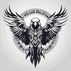 Obraz premium Tribal Eagle Artwork