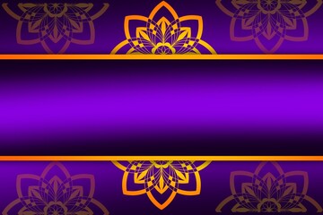 Purple Gold Indian Art Background -  Indian festival background -  Happy Diwali, askhay tritiya, Navratri