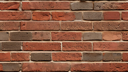 Fototapeta premium Stone Wall Texture. Brick Wall Background. Rough Stone Surface. Ancient Brickwork. Weathered Vintage Old Masonry Rustic Aged Architecture Pattern Urban Red