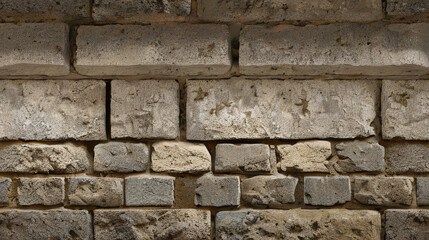 Stone Wall Texture. Brick Wall Background. Rough Stone Surface. Ancient Brickwork. Weathered Vintage Old Masonry Rustic Aged Architecture Pattern Urban Brown Grey Gray
