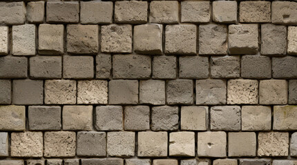 Stone Wall Texture. Brick Wall Background. Rough Stone Surface. Ancient Brickwork. Weathered Vintage Old Masonry Rustic Aged Architecture Pattern Urban Brown Grey Gray