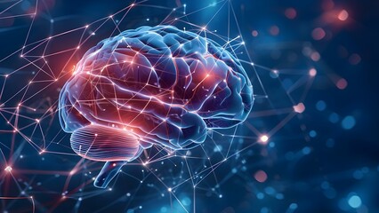 The Complexity and Importance of the Human Brain's Neural Network. Concept Neuroscience, Brain Function, Neural Connections, Cognitive Processes, Complex Network