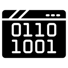 Binary Solid Icon