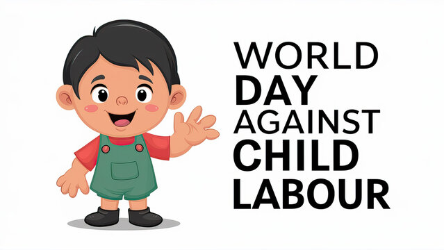 World day against child labour, vector, World Day Against Child Labour poster, Against Child Labour, 12 Jun. child labour, vector illustration. vector, post. poster, banner, Social Media Post. World