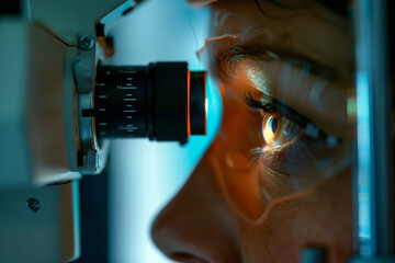 An eye surgeon conducts precise cataract surgery - demonstrating the meticulous care involved in ophthalmic procedures - Powered by Adobe