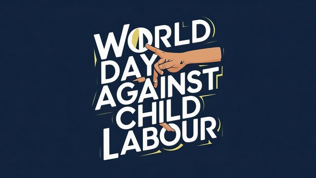 World day against child labour, June 12. World day against child labour poster, vector. illustration, child labour, against child labour, Child labour post, child labour, banner, poster, post, story. 