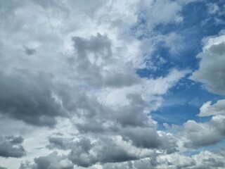 Blue sky with clouds