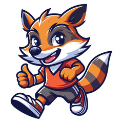 Bandicoot mascot vector illustration on white background