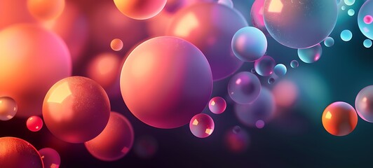 Abstract Balls Background