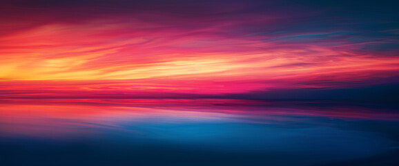 Explore the dynamic transition of colors in a sunrise gradient spectacle brimming with energy,...