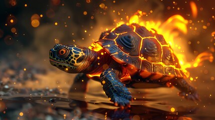 fire turtle.