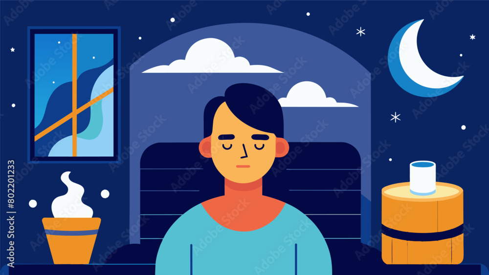 Poster a person with insomnia talks about how using the sauna before bed has promoted a better nights sleep
