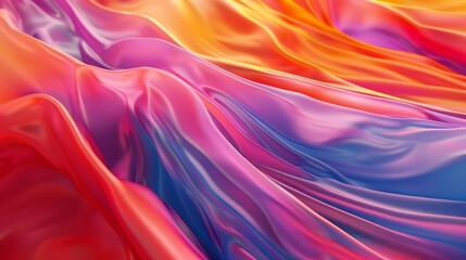 The Background of abstract design uses colorful, fluid shapes that twist and turn, offering a visual narrative full of movement and rhythm, Sharpen 3d rendering background