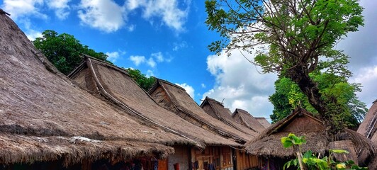 Sasak traditional house, sade village, lombok, west Nusa Tenggara