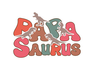 Fathers Day Groovy T-shirt Design