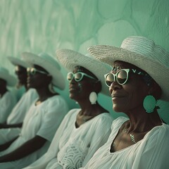 The Fete Gede in Haiti is a vibrant celebration of Voodoo traditions, where people honor their ancestors with music, dance, and offerings, soft shadowns ,