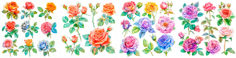 4 Photo Collage: Ideal for weddings, anniversaries or special occasions. Gorgeous pink roses that will brighten up any room. Beautiful flower arrangement