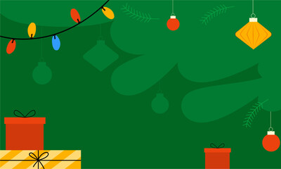 Gifts under the Christmas tree